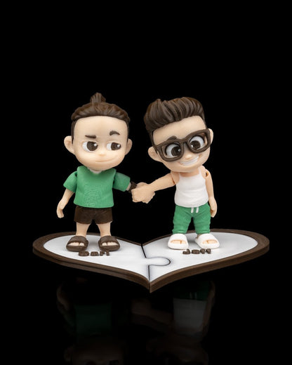 Mini Me Couple custom action figure - Makevery