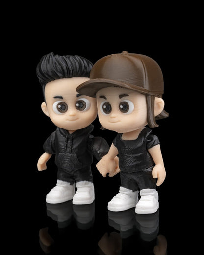 Mini Me Couple custom action figure - Makevery